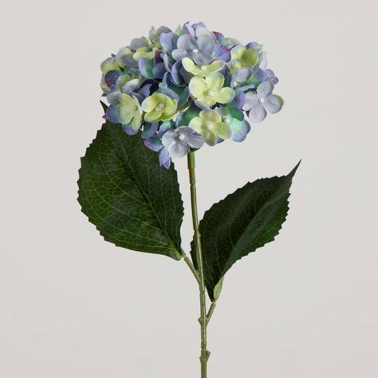 20" Blue Hydrangea Flower Stems, 3ct.